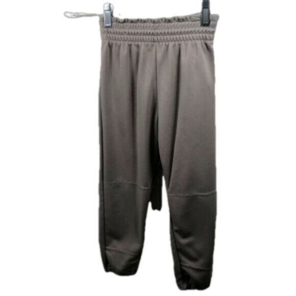 Youth Gray Baseball Pants Elastic Waist Softball Athletic Sport Training - Picture 1 of 8